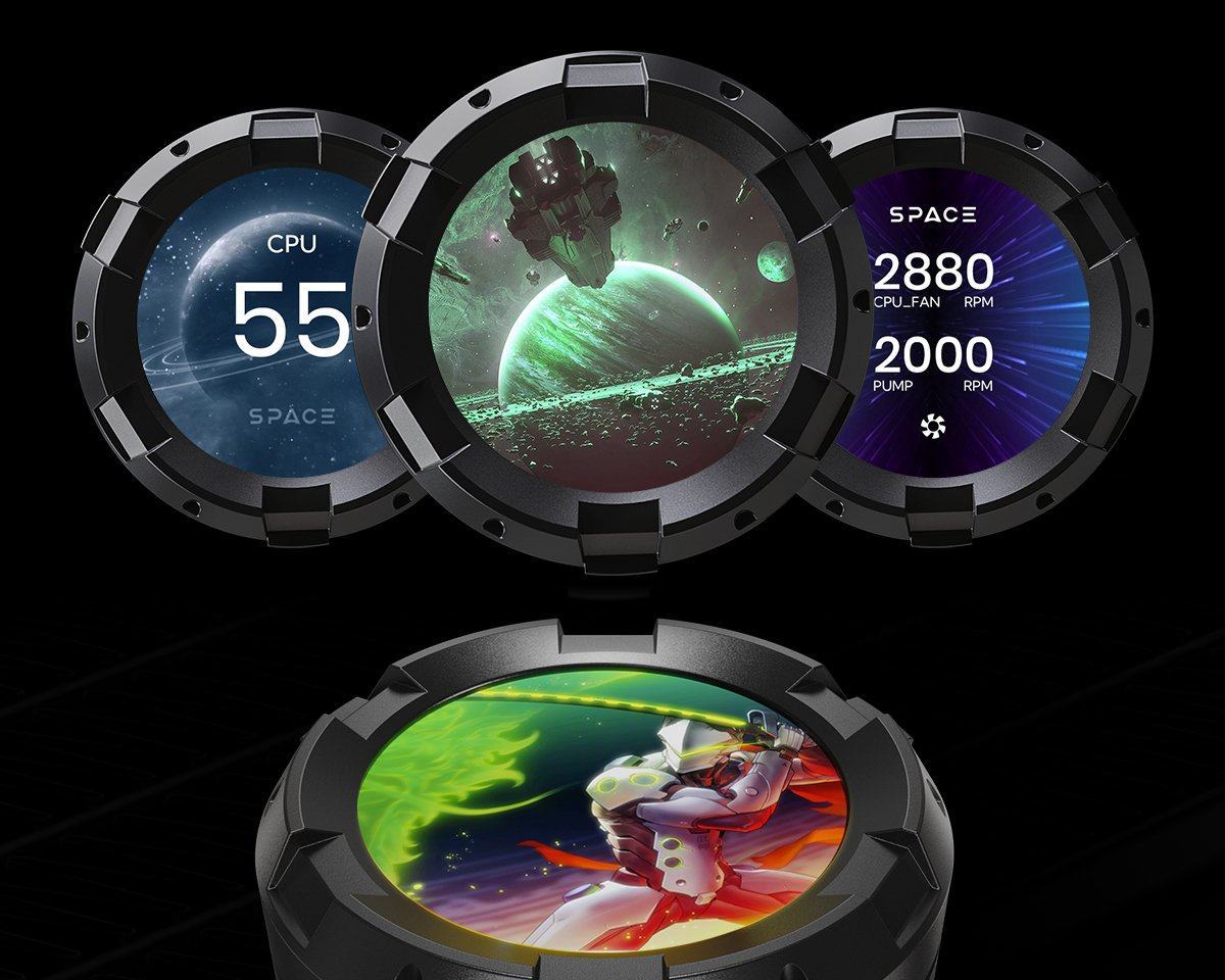 Tản nhiệt nước ID-COOLING SPACE SL360 XE ARGB WHITE (Rad 360mm/Quạt ARGB/Màu Trắng)