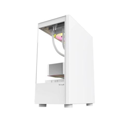 Vỏ Case VITRA ATLANTIS X6 3Fan RGB White (MATX/Màu Trắng/Rad 240) (