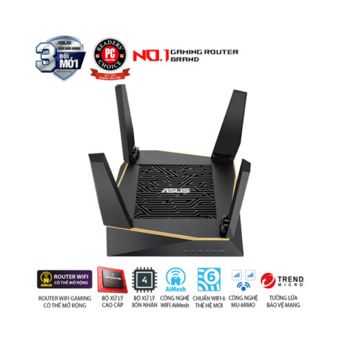 Bộ phát Wifi ASUS RT-AX92U (Wifi 6/Mesh/AX6100)