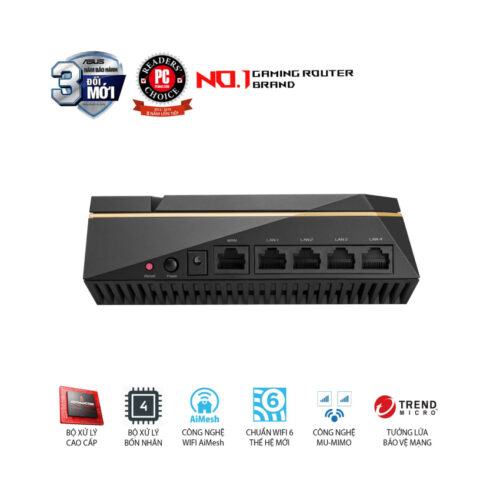 Bộ phát Wifi ASUS RT-AX92U (Wifi 6/Mesh/AX6100/2 Pack)