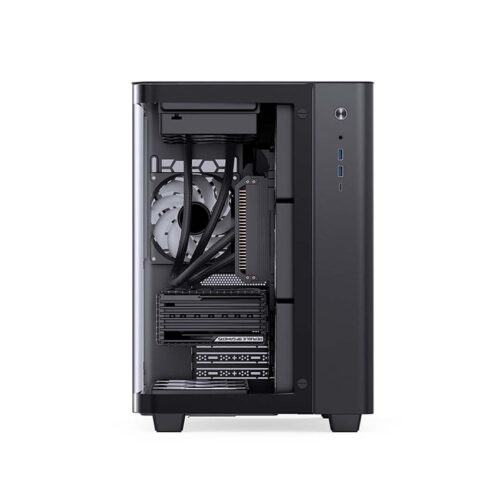 Vỏ case JONSBO TK-3 BLACK (ATX/Mid Tower/Màu Đen/Kính Cong)