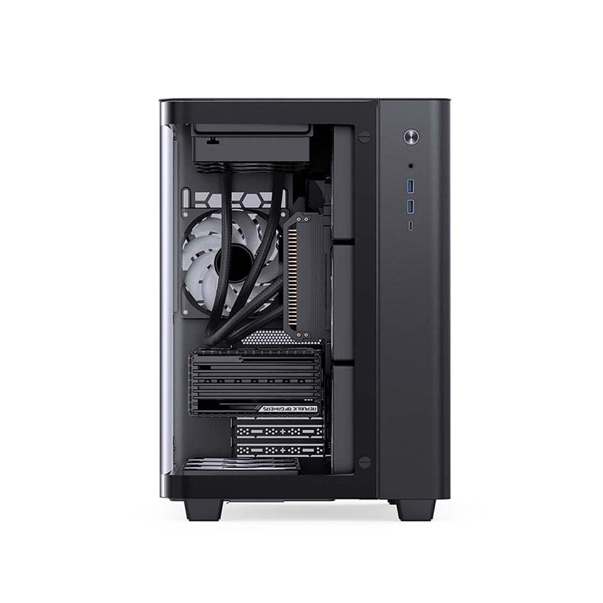 Vỏ case JONSBO TK-3 BLACK (ATX/Mid Tower/Màu Đen/Kính Cong)