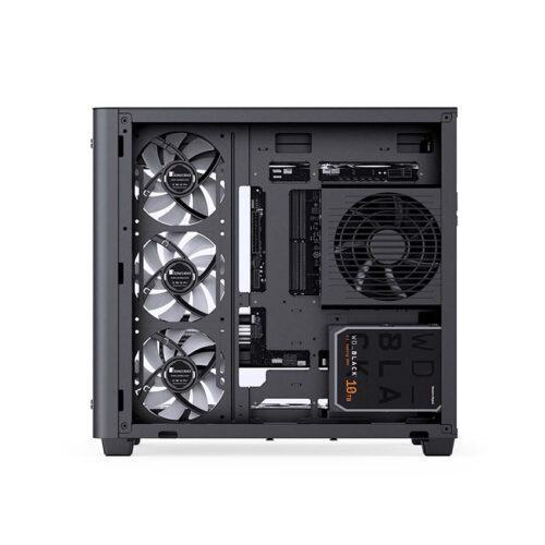 Vỏ case JONSBO TK-3 BLACK (ATX/Mid Tower/Màu Đen/Kính Cong)
