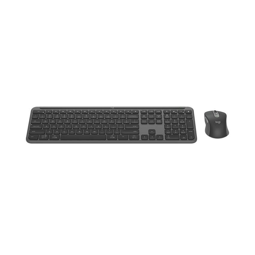 Bộ bàn phím chuột không dây Logitech Signature Slim Combo MK950 Graphite