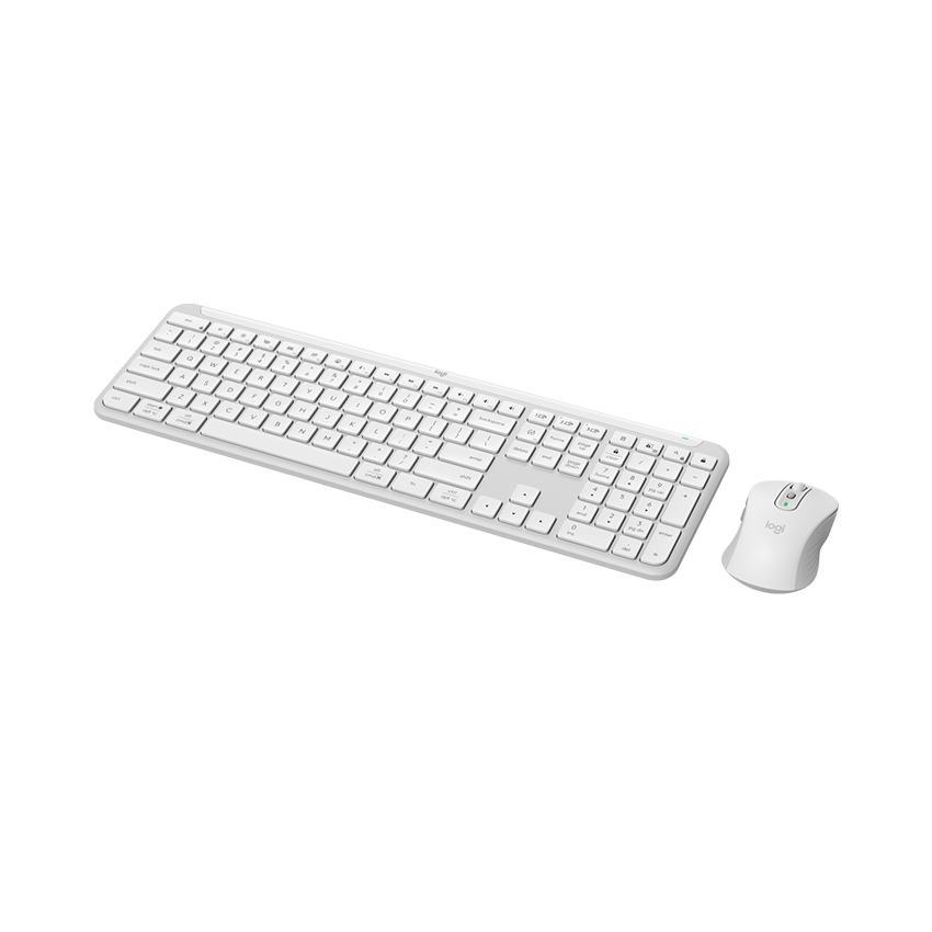 Bộ bàn phím chuột không dây Logitech Signature Slim Combo MK950 Off White
