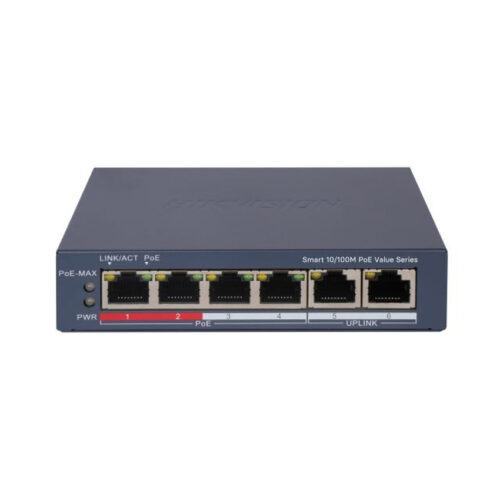 Switch PoE Hikvision DS-3E1106P-EI/M