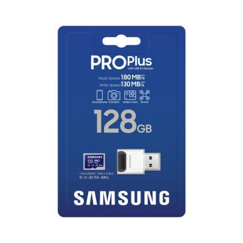Thẻ nhớ Samsung PRO Plus microSDXC UHS-I 128GB (MB-MD128SB/WW) Kèm Reader
