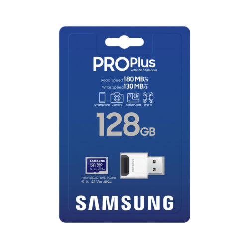 Thẻ nhớ Samsung PRO Plus microSDXC UHS-I 128GB (MB-MD128SB/WW) Kèm Reader