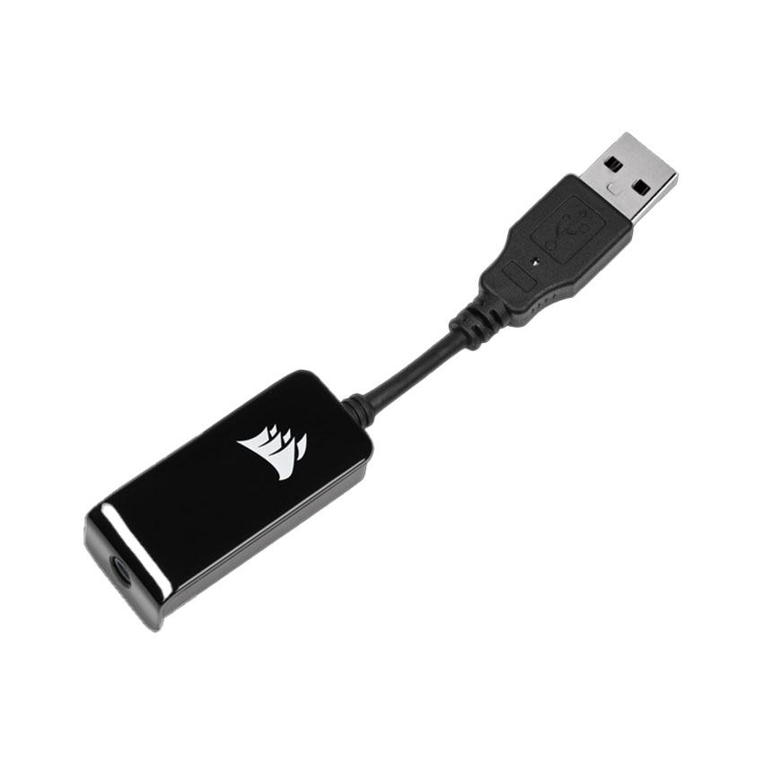 Tai nghe Gaming Corsair HS35 Surround V2 Carbon (Jack 3.5mm / Adapter USB)