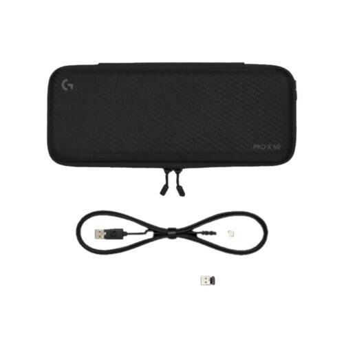 Bàn phím cơ Logitech Pro X 60 Lightspeed Wireless White (Wireless 2.4Ghz/Bluetooth/USB/GX Optical Tactile/RGB)