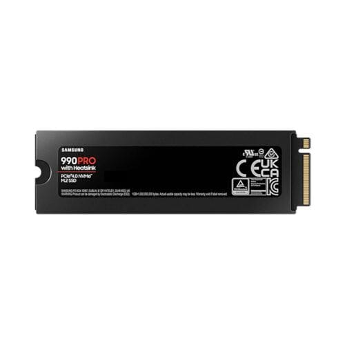 Ổ cứng SSD Samsung 990 PRO with Heatsink 4TB PCIe NVMe 4.0x4 (Đọc 7450MB/s - Ghi 6900MB/s) - (MZ-V9P1T0CW)