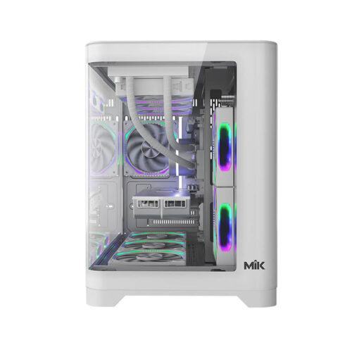 Vỏ Case MIK FOCALORS M White (mATX/Mid Tower/ Màu Trắng) (