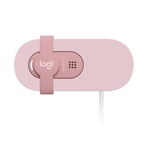 Webcam Logitech Brio 100 Full HD - Màu hồng