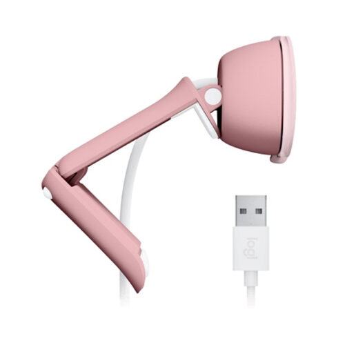 Webcam Logitech Brio 100 Full HD - Màu hồng