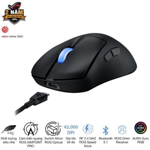 Chuột Gaming không dây Asus ROG Keris II Ace