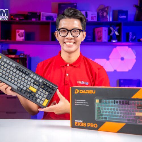 Bàn phím cơ DareU EK98 Pro Black Golden