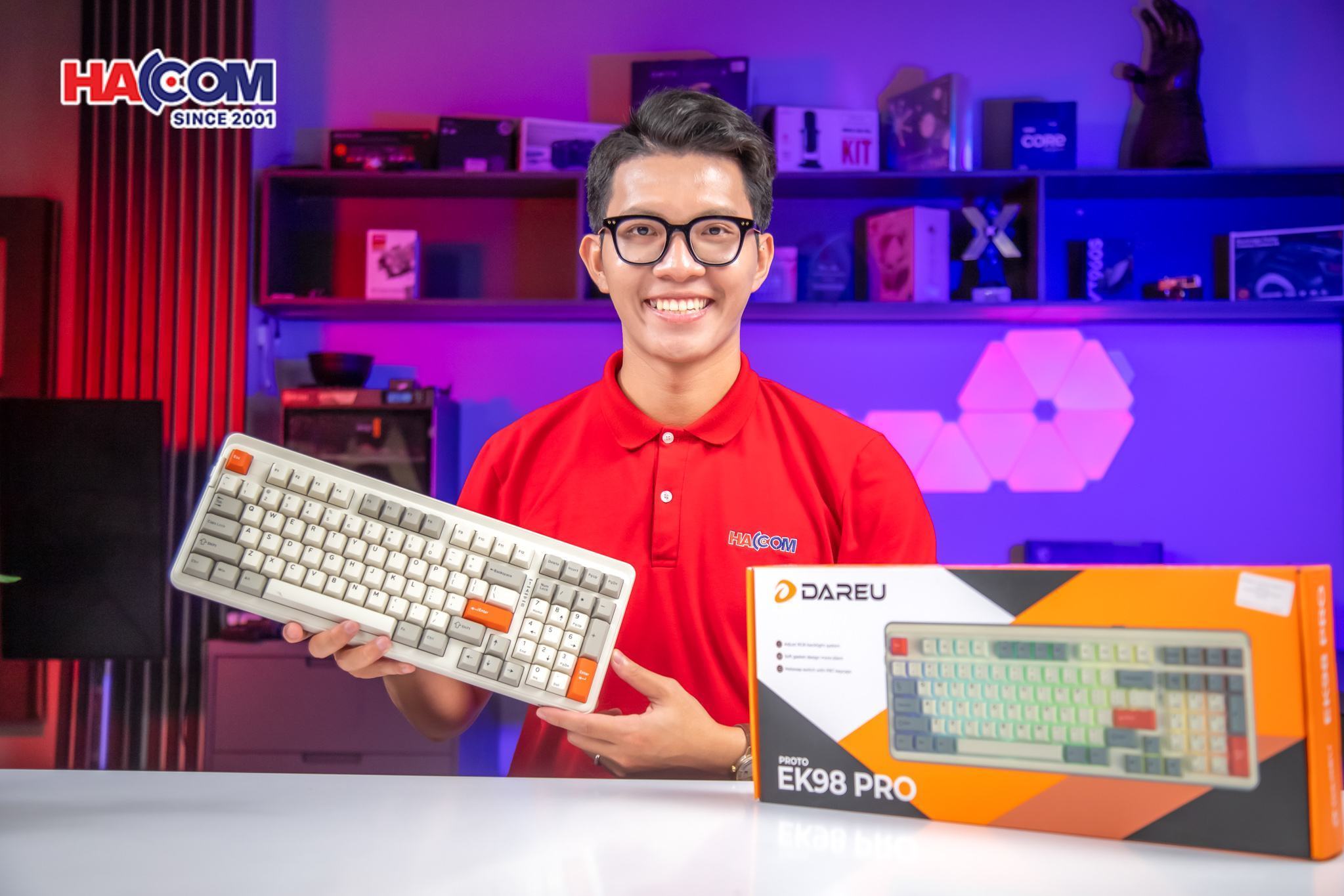 Bàn phím cơ DareU EK98 Pro Proto