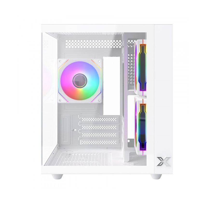 Vỏ case XIGMATEK Aqua M Lite Arctic 3GF (mATX/Mid Tower/Màu Trắng)