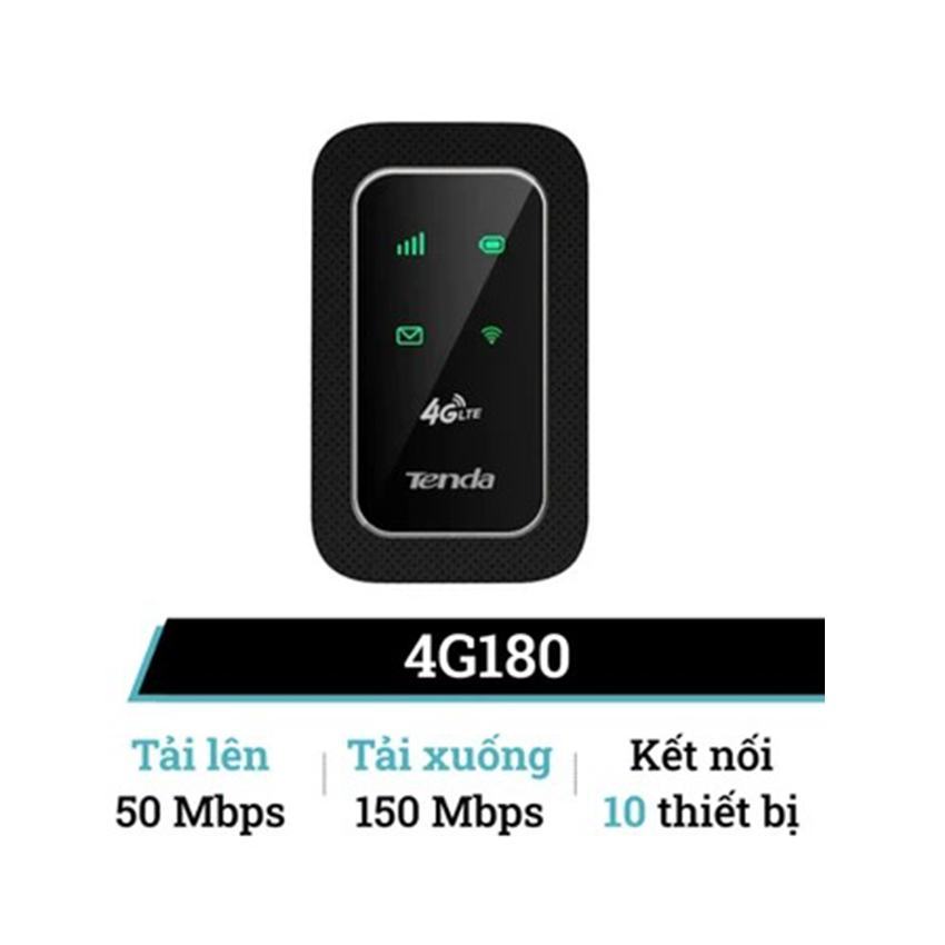 Bộ phát Wifi di động 4GB LTE 150 MBPS Tenda - 4G180