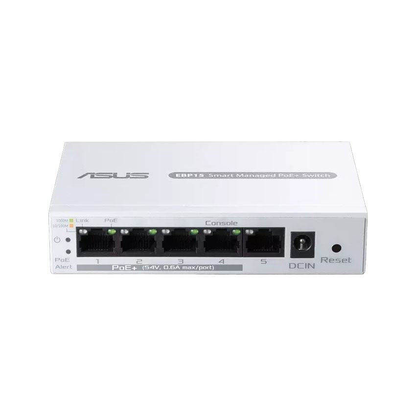 Switch PoE+  ASUS ExpertWiFi EBP15 5-Port GbE Smart Managed