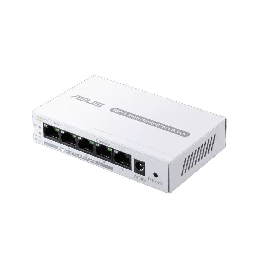 Switch PoE+ ASUS ExpertWiFi EBP15 5-Port GbE Smart Managed