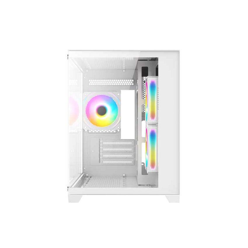 Vỏ Case MAGIC AQUA-M WHITE ULTRA (mATX/Mid Tower/Màu trắng)