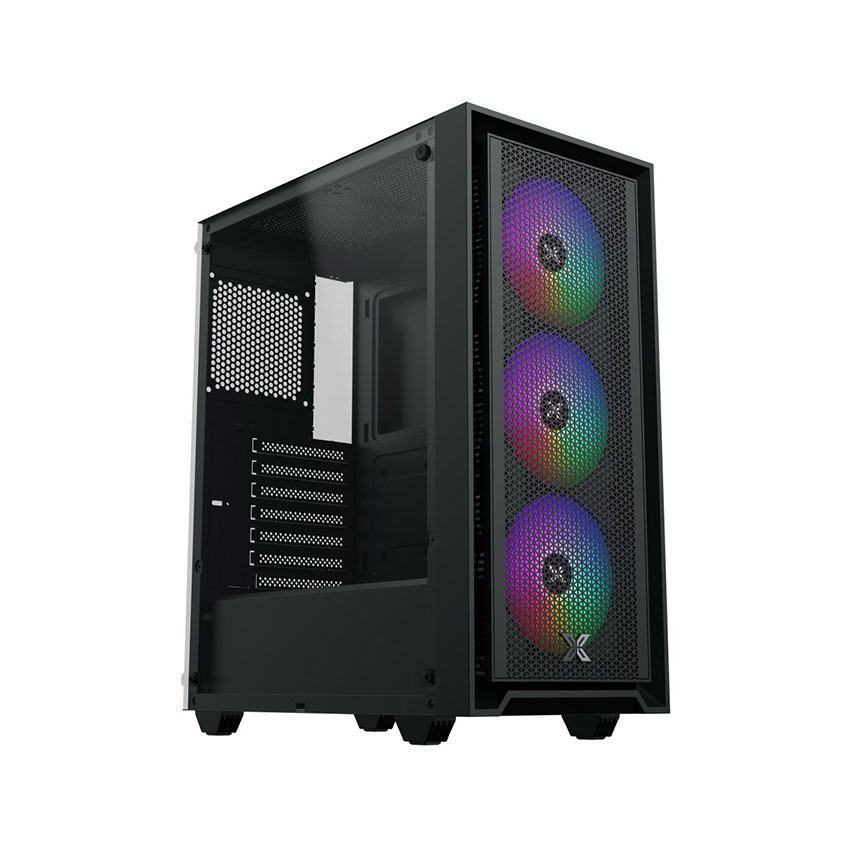 Vỏ case XIGMATEK SKY II 3F - EN44182 (ATX/Mid Tower/Màu Đen/3 fan ARGB)
