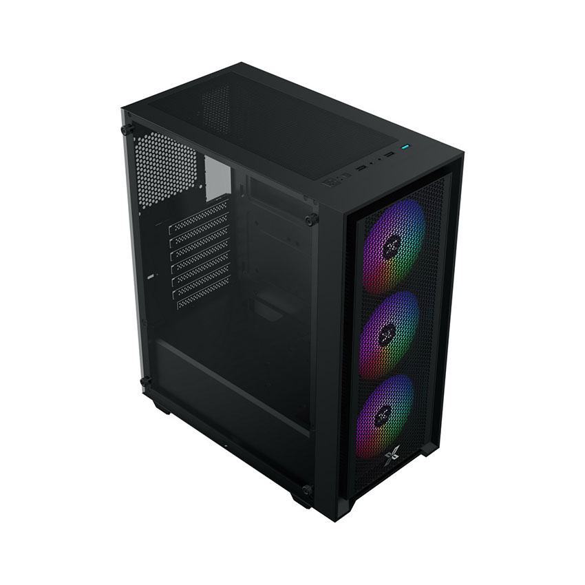 Vỏ case XIGMATEK SKY II 3F - EN44182 (ATX/Mid Tower/Màu Đen/3 fan ARGB)