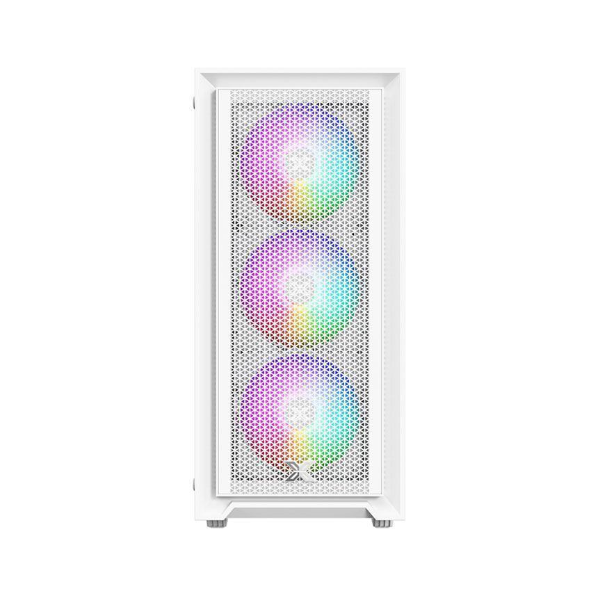 Vỏ case XIGMATEK SKY II ARTIC 3F - EN44205 (ATX/Mid Tower/Màu Trắng/3 fan ARGB)