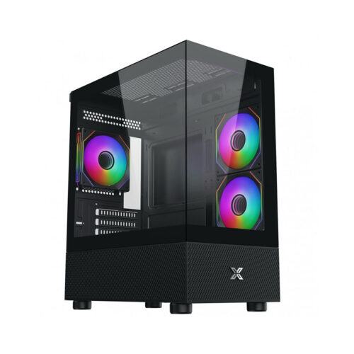 Vỏ case XIGMATEK ALPHARD M 3GF - EN44090 (mATX/Mid Tower/Màu Đen/3 fan vô cực)