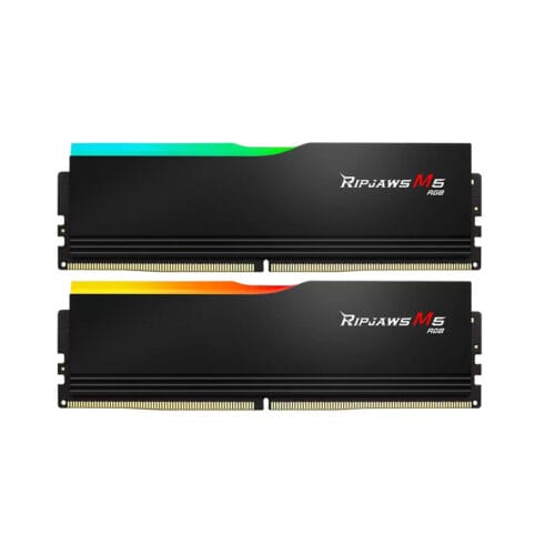 Ram Desktop Gskill Ripjaws M5 RGB (F5-5200J4040A16GX2-RM5RK) 32GB (2x16GB) DDR5 5200 MHz
