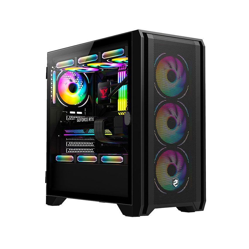 Vỏ Case VITRA TITAN R220 AIR Black (EATX/Màu Đen/3 fan)