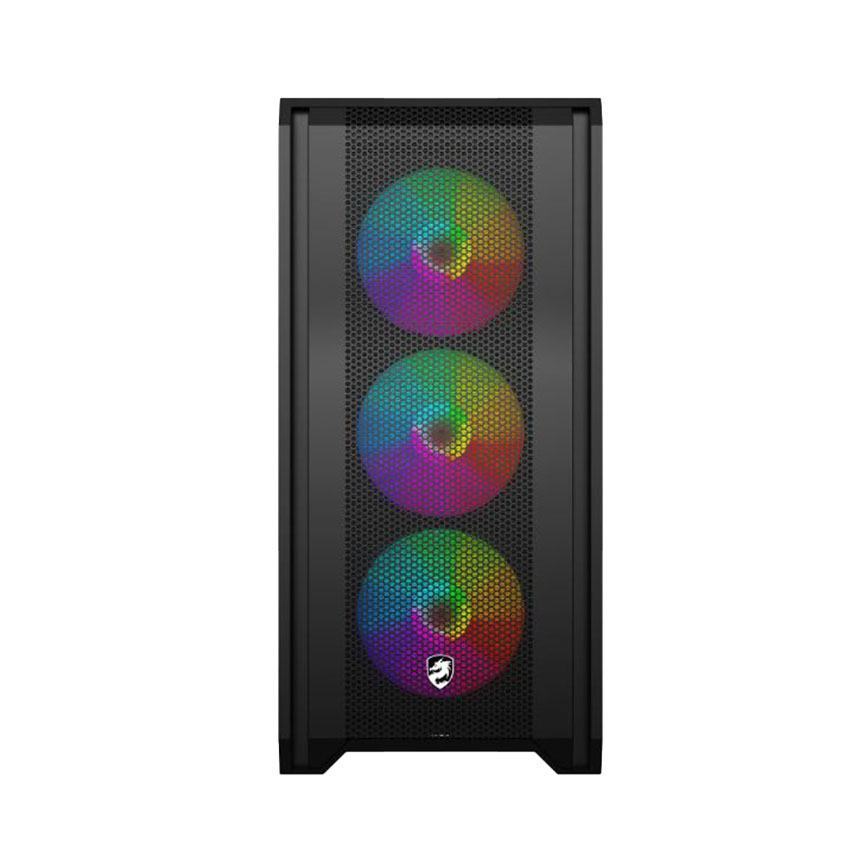Vỏ Case VITRA TITAN R220 AIR Black (EATX/Màu Đen/3 fan)