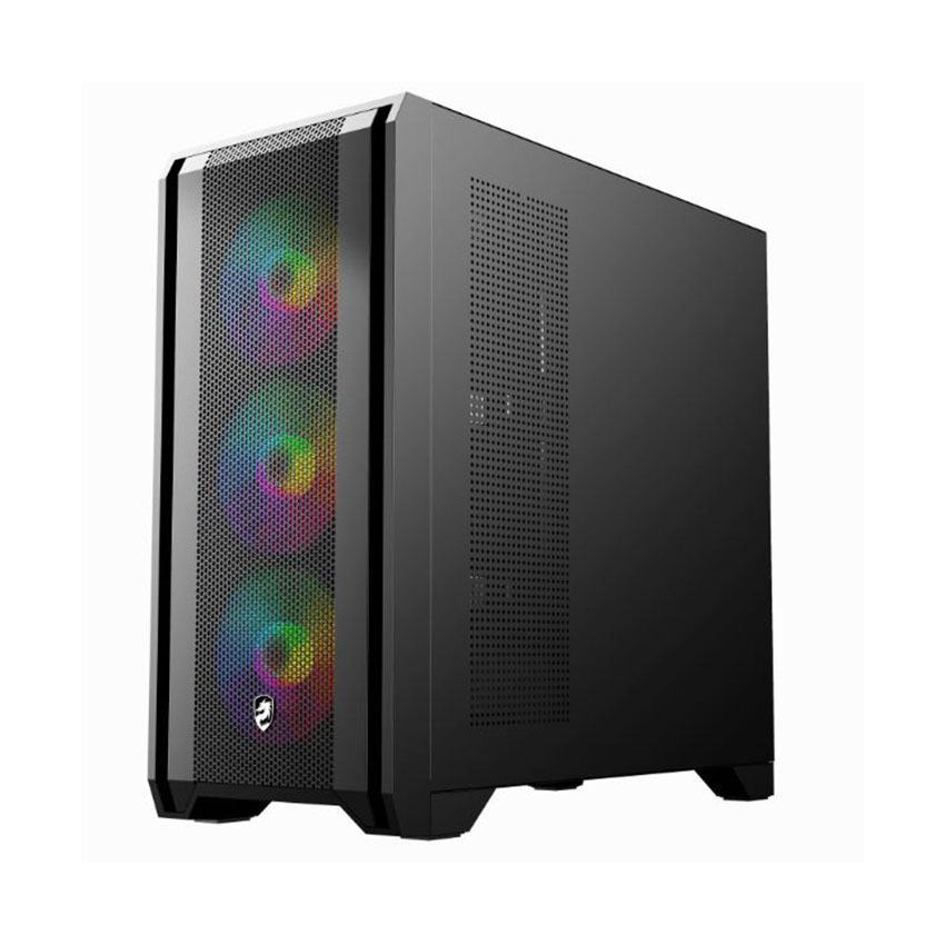 Vỏ Case VITRA TITAN R220 AIR Black (EATX/Màu Đen/3 fan)