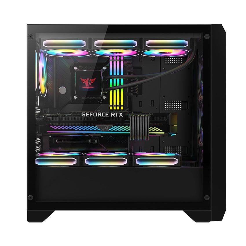 Vỏ Case VITRA TITAN R220 AIR Black (EATX/Màu Đen/3 fan)