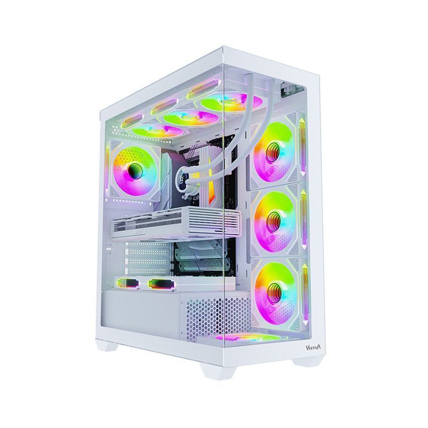 Vỏ Case VITRA ATLANTIS WX1 White (ATX/Màu Trắng)