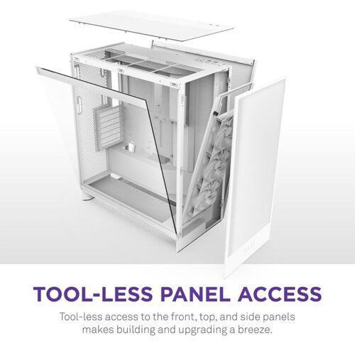 Vỏ máy tính NZXT H7 2024 FLOW RGB WHITE