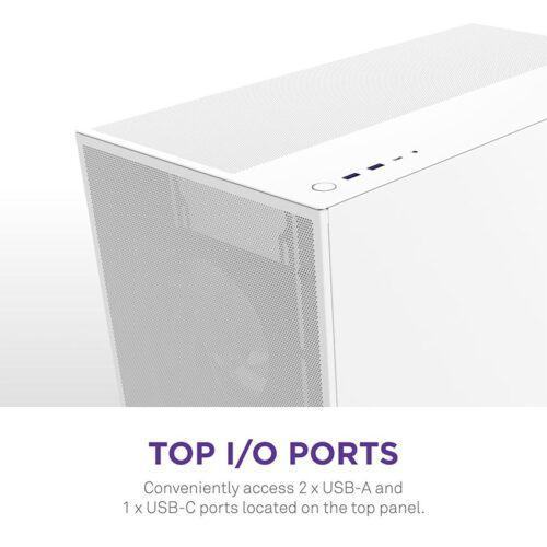 Vỏ máy tính NZXT H7 2024 FLOW RGB WHITE