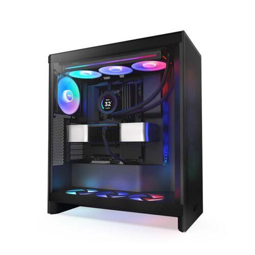 Vỏ máy tính NZXT H7 2024 FLOW RGB Black