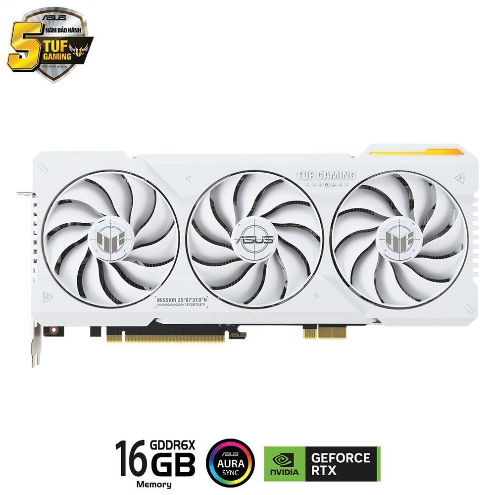 Card màn hình Asus TUF RTX 4070 Ti SUPER-16G-BTF WHITE