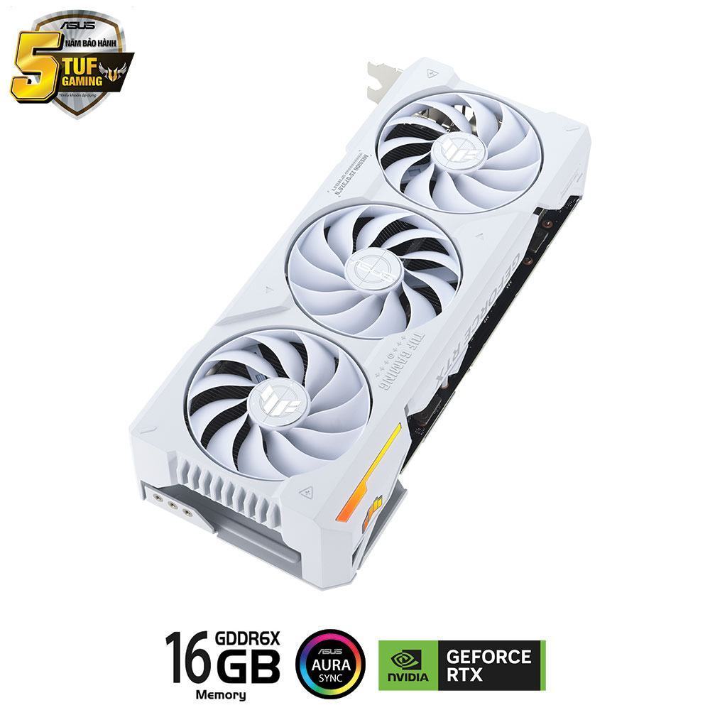 Card màn hình Asus TUF RTX 4070 Ti SUPER-16G-BTF WHITE