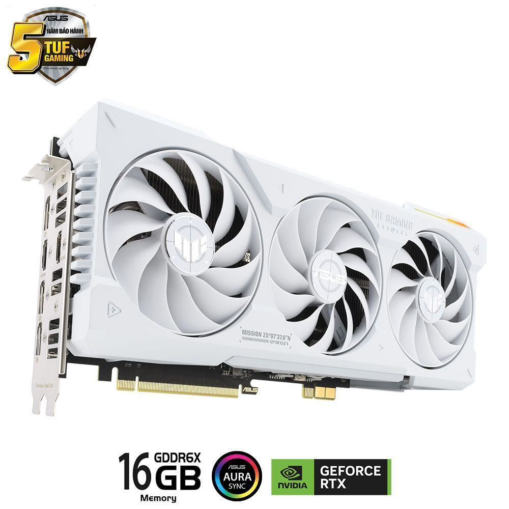 Card màn hình Asus TUF RTX 4070 Ti SUPER-16G-BTF WHITE