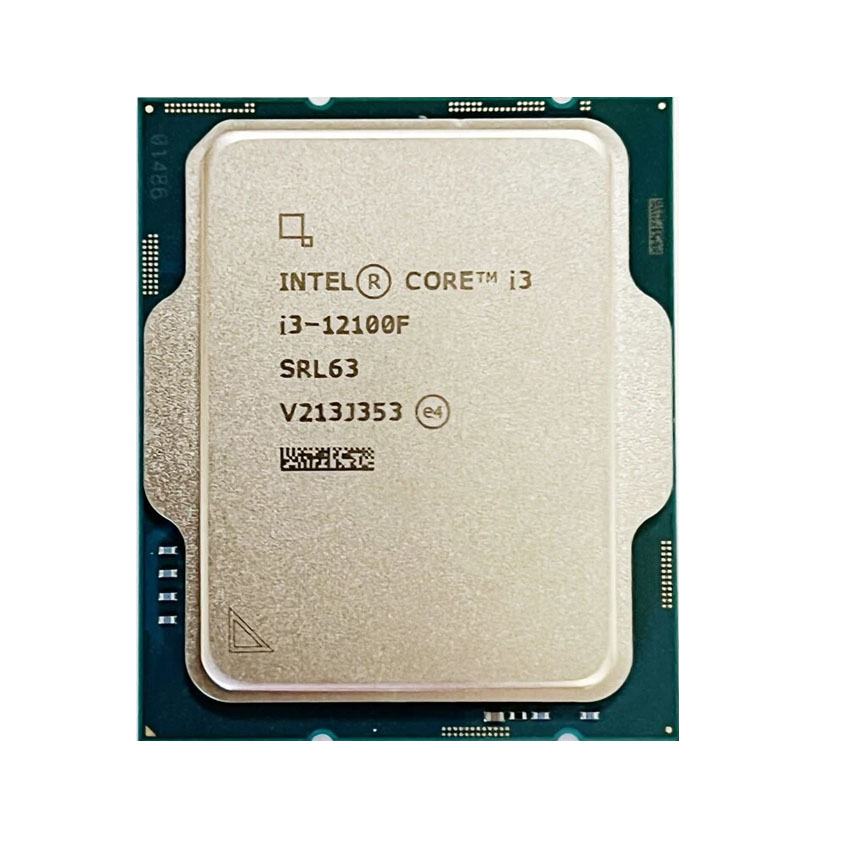 CPU Intel Core i3-12100F (3.3GHz turbo up to 4.3GHz, 4 nhân 8 luồng, 12MB Cache, 58W)- Socket Intel LGA 1700) - TRAY NEW 83853 77605 cpu intel core i3 12100f cu dep khong tan nhiet