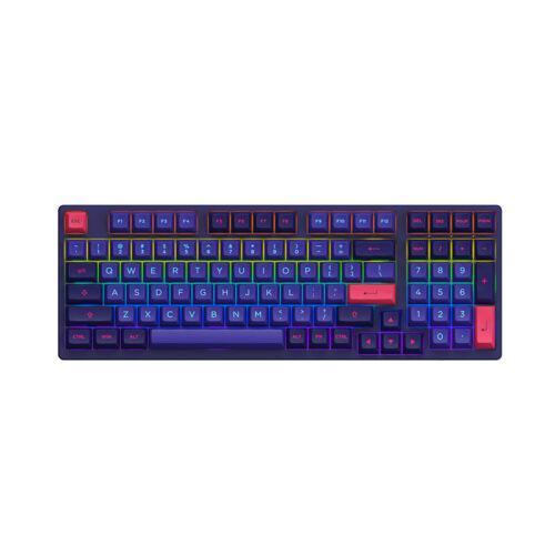 Bàn phím cơ AKKO 3098 NEON (PBT Double Shot/Rainbow LED/ASA profile)