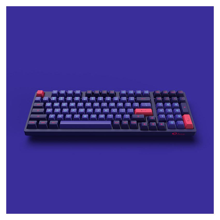 àn phím cơ AKKO 3098 NEON (PBT Double Shot/Rainbow LED/ASA profile)