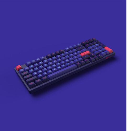 àn phím cơ AKKO 3098 NEON (PBT Double Shot/Rainbow LED/ASA profile)
