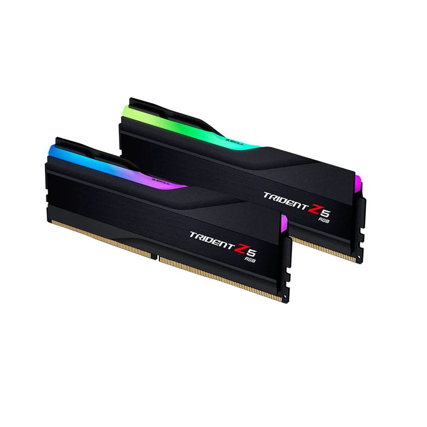 Ram Desktop Gskill Trident Z5 RGB Black (F5-6400J3239G16GX2-TZ5RK) 32GB (2x16GB) DDR5 6400 MH (I