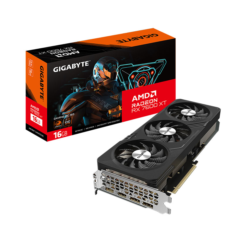 Card màn hình Gigabyte RX 7600 XT GAMING OC-16G