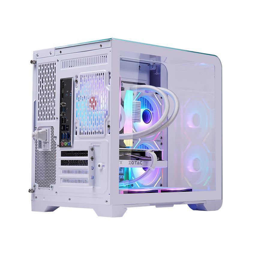 Vỏ Case MIK BARBATOS M WHITE (mATX/Mid Tower/Màu trắng