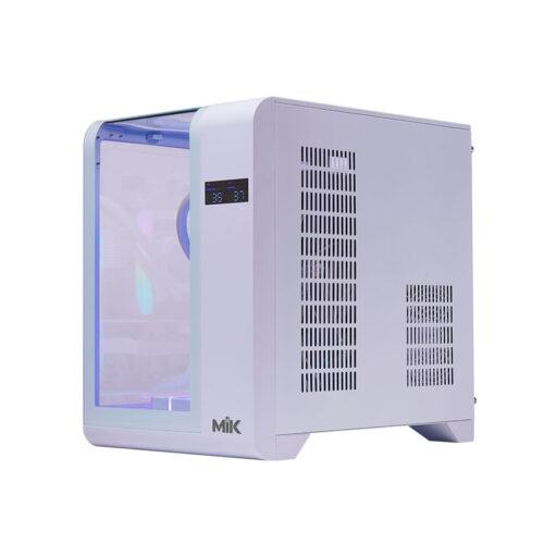 Vỏ Case MIK BARBATOS M WHITE (mATX/Mid Tower/Màu trắng